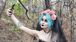 Halloween Cosplayes gádzsi segg lyukba kurelva