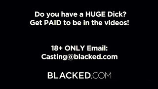 Blacked - Emma Hix puncijában az óriás örömrúd