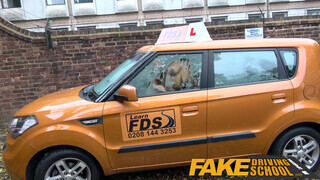 Fake Driving School - fél ázsiai maca szexel az ingyen órákért