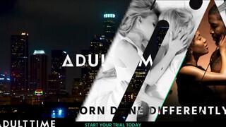 Adult Time - Szőrös suncis tini lány lovagol
