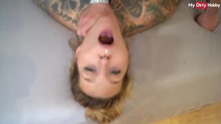 Könyörtelen német amatőr milf orálozza a óriási fasznak