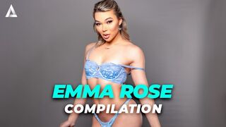Emma Rose forró travi lesbi kalandjai – kettős dugás, édeshármas baszás és vad popó örömök