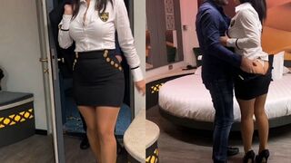 Végre megbasztam a óriási kannás méretes popós milf titkárnőmet a hotel szobában